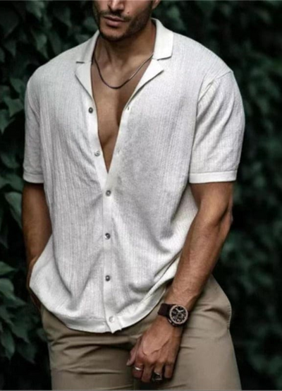 Hudson | Chemise Manche Courte Pour Hommes | Tendance