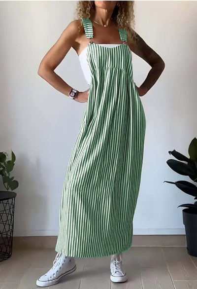 Juliette - Robe jumpsuit décontractée à rayures