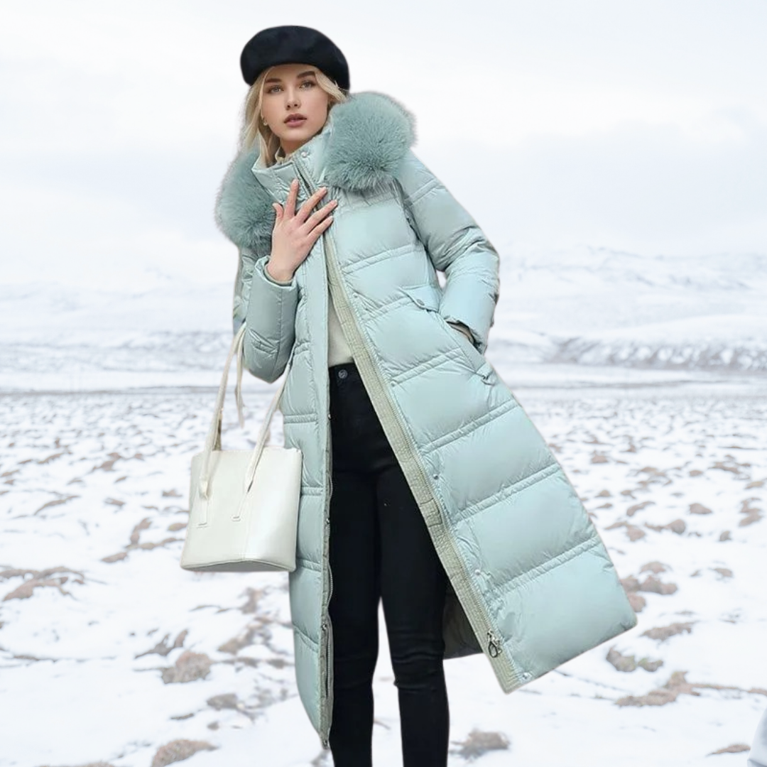 Manteau d'hiver de luxe pour femme | Longue