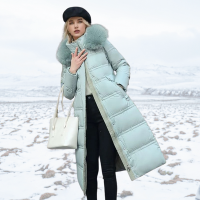 Manteau d'hiver de luxe pour femme | Longue