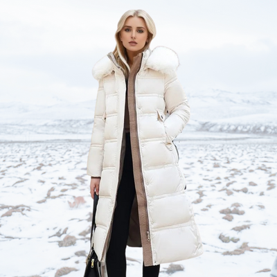 Manteau d'hiver de luxe pour femme | Longue