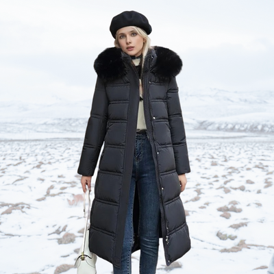 Manteau d'hiver de luxe pour femme | Longue