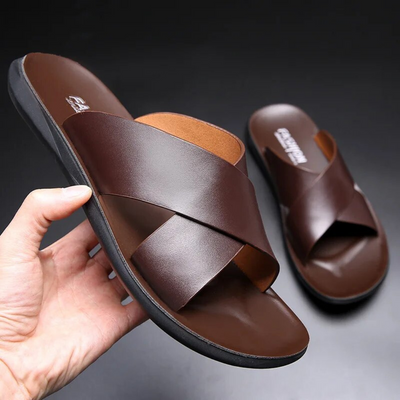 Rowan | Sandales Plates Pour Hommes | Orthopédique
