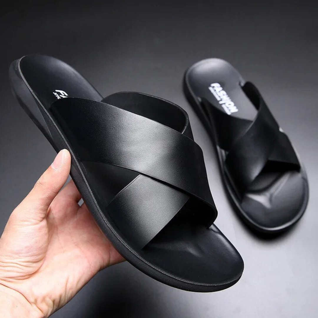 Rowan | Sandales Plates Pour Hommes | Orthopédique