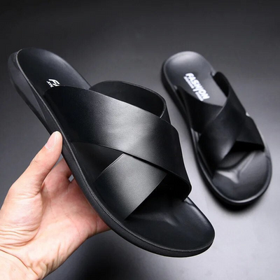 Rowan | Sandales Plates Pour Hommes | Orthopédique