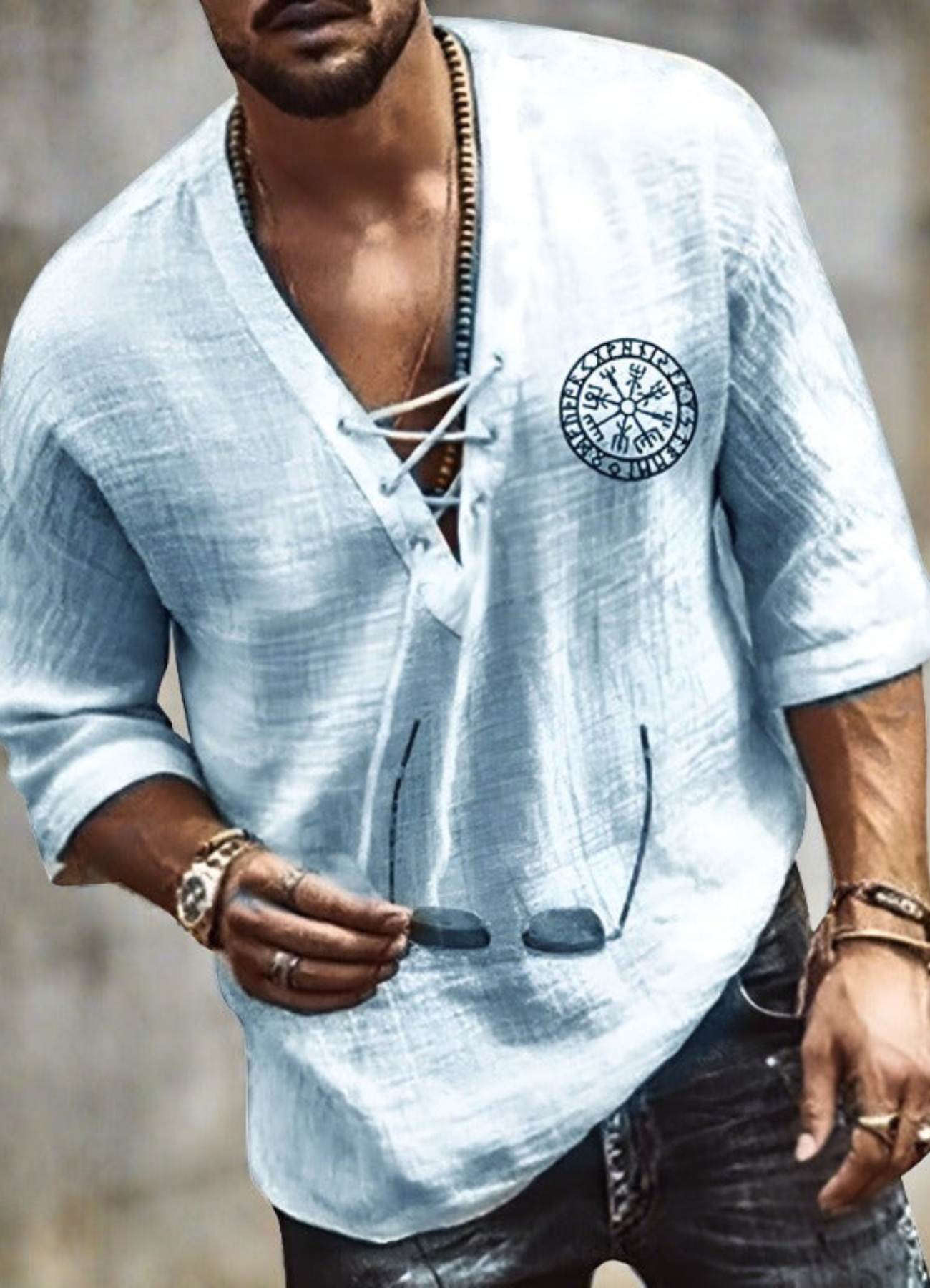 Asfand | Chemise Décontractée Longues Pour Hommes | Blanc