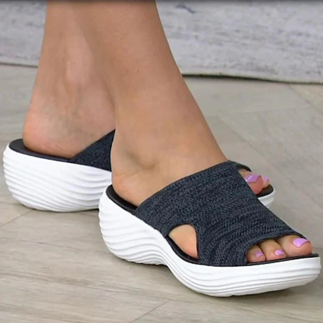 Corrine | Sandales d'été Plate Pour Femme | Confortables