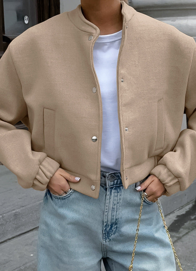 Ramla | Veste Décontracté Courte Pour Femme | chauffante