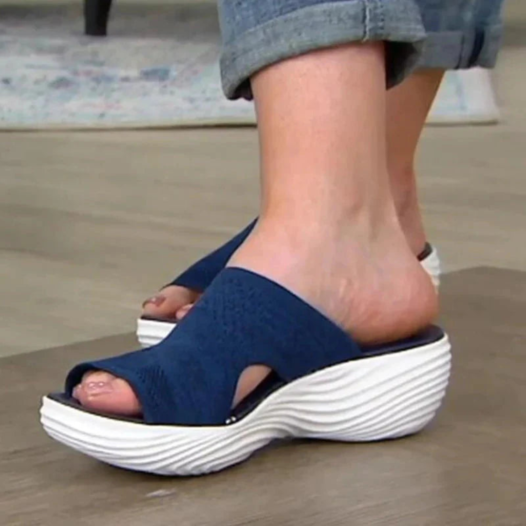 Corrine | Sandales d'été Plate Pour Femme | Confortables