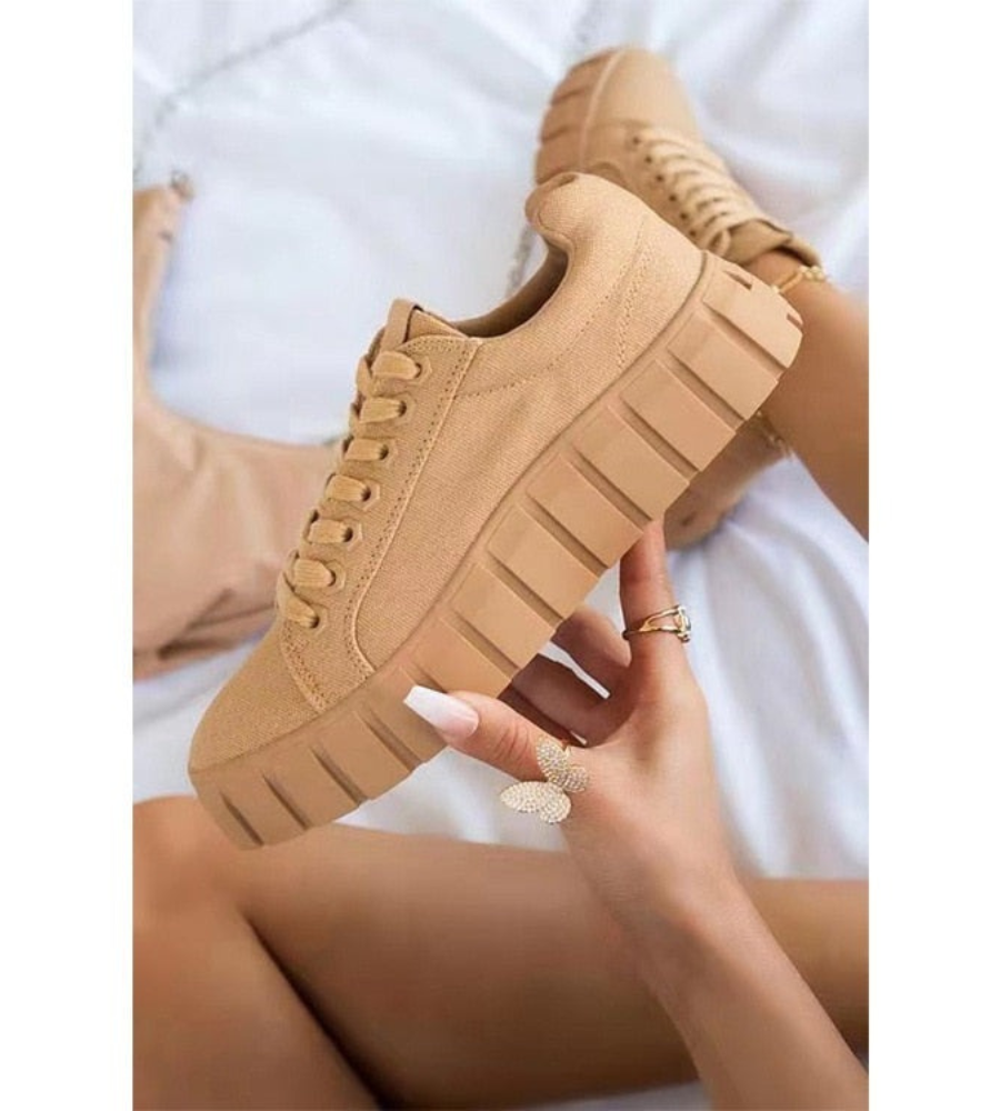 Arnie  | Chaussures à Lacets e Pour Femme | Plateforme