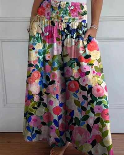 AtelierdeRocheParis™ - Pantalon large taille haute ultra confortable
