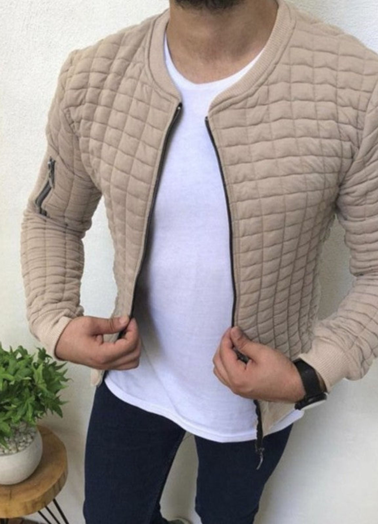 Thatcher | Veste Hiver Bomber Pour Hommes | Noir