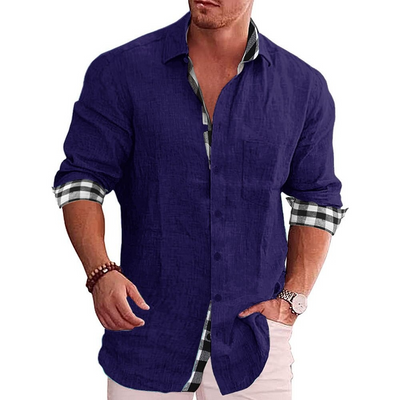 Darren | Chemise Décontractée Pour Hommes | Noir