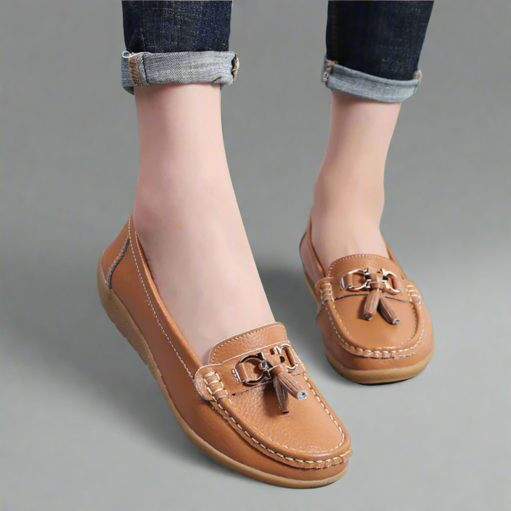 Adeltraut | Mocassins en cuir confortables faits à la main