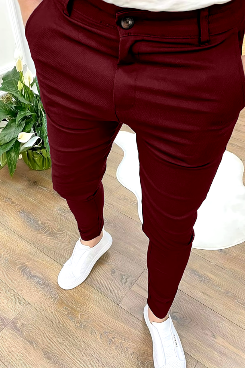 Marcelino | Pantalon de costume pour Hommes | Blanc