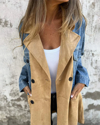 Mary™ | Manteau trench en denim pour femme