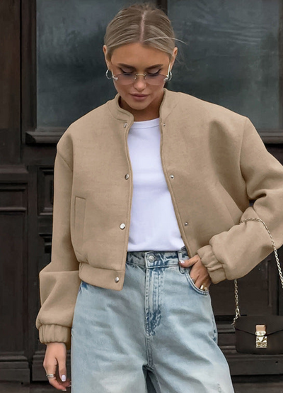 Ramla | Veste Décontracté Courte Pour Femme | chauffante