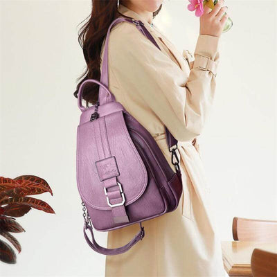 Sac à dos en cuir pour femmes
