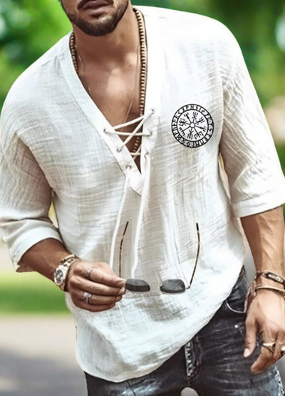 Asfand | Chemise Décontractée Longues Pour Hommes | Blanc