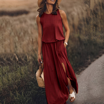 Maëlle - Robe d'été élégante et intemporelle en coton