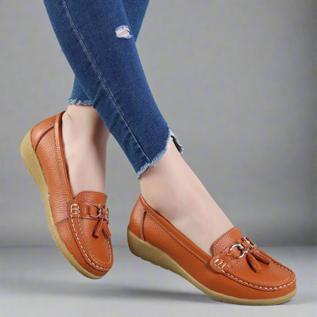 Adeltraut | Mocassins en cuir confortables faits à la main