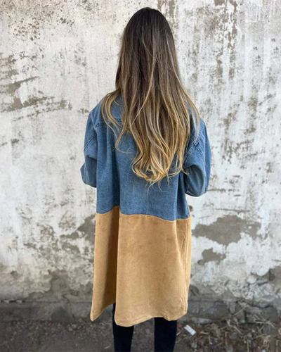 Mary™ | Manteau trench en denim pour femme