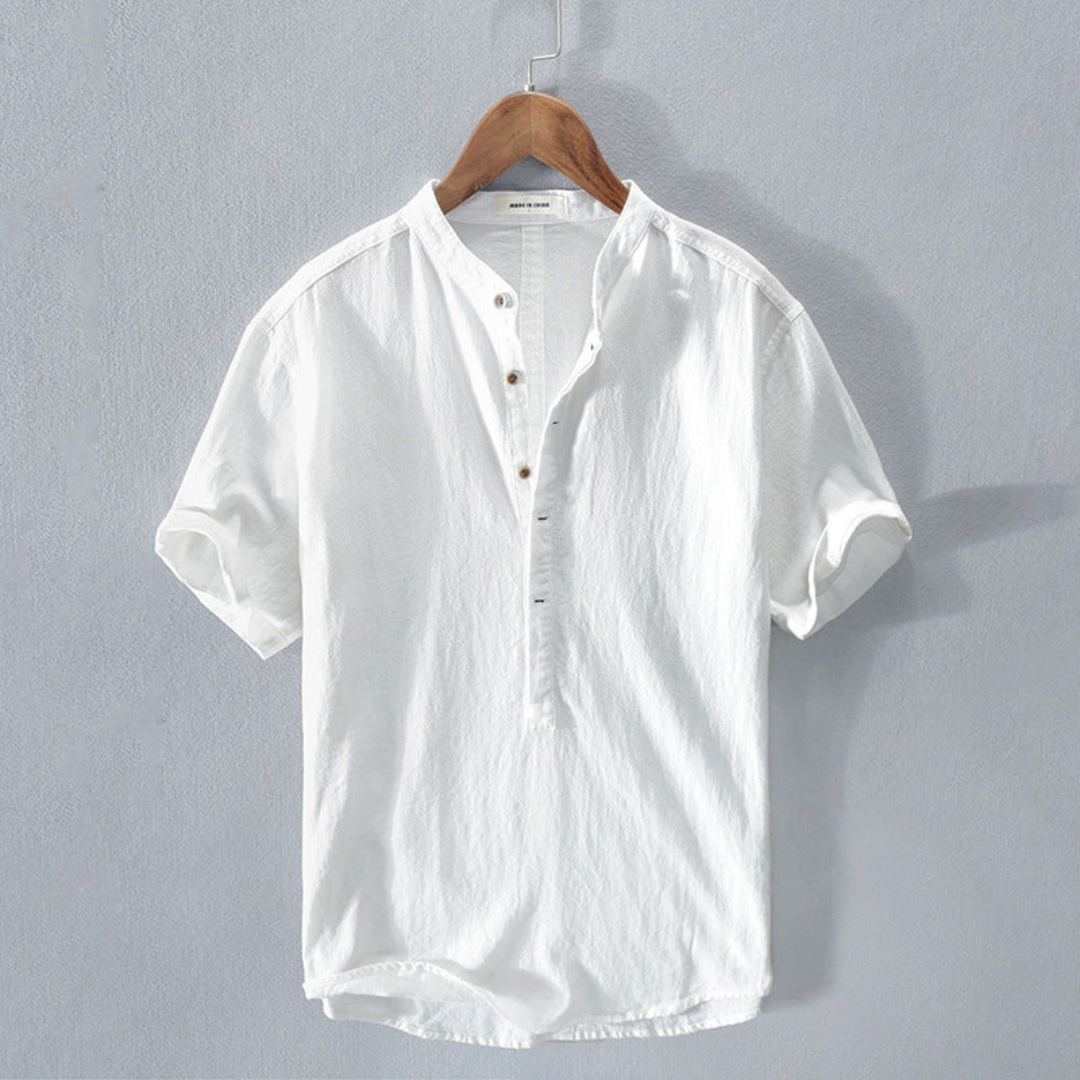 Landon | Chemise Manche Courte Pour Hommes | Décontracté