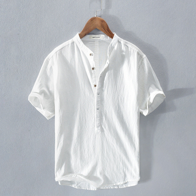 Landon | Chemise Manche Courte Pour Hommes | Décontracté