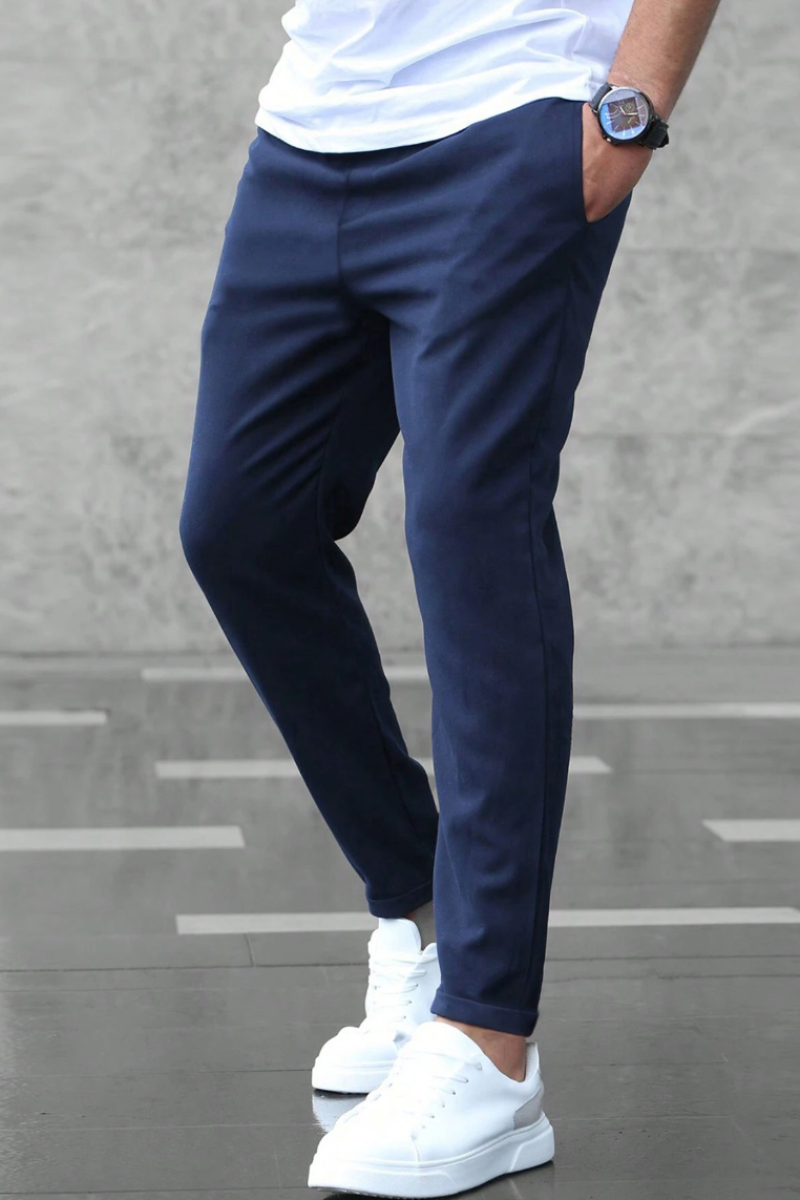 Carline | Pantalon taille haute à cordon réglable pour Hommes | Chino