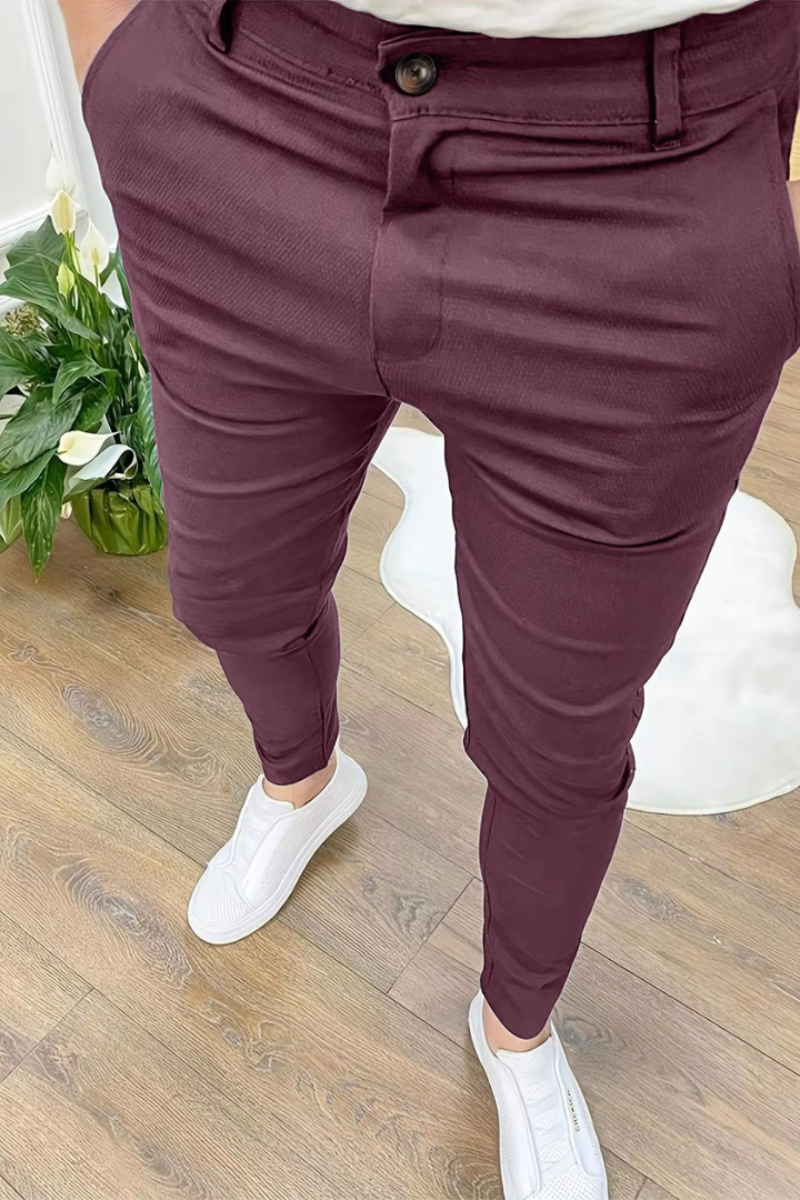 Marcelino | Pantalon de costume pour Hommes | Blanc