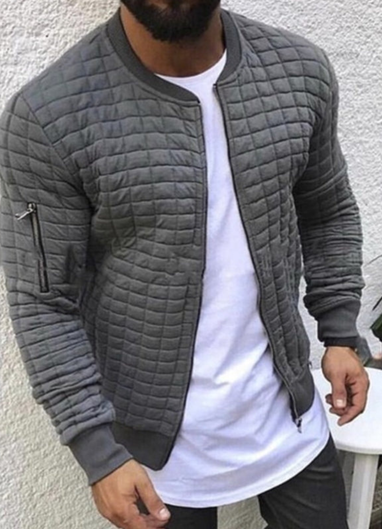 Thatcher | Veste Hiver Bomber Pour Hommes | Noir