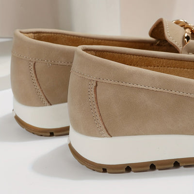 Victoire - Mocassins avec décoration en chaînes pour femmes