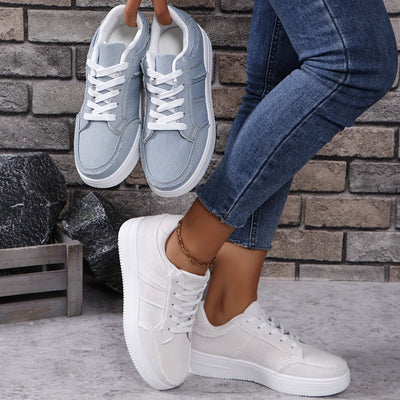 Amélie – Femme Sneakers Toile Décontractées