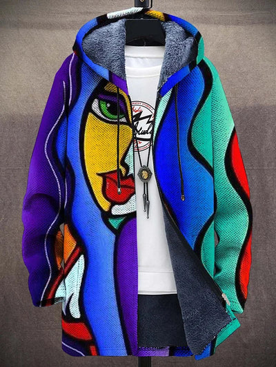Allira | Cardigan de Luxe Inspiré par l'Art