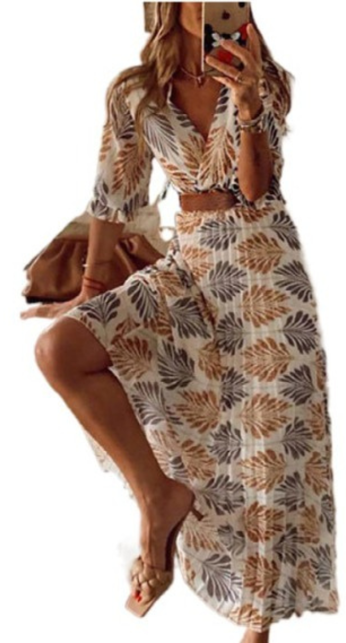 Andréa | Robe d'été à Longue Pour Femme | Maxi
