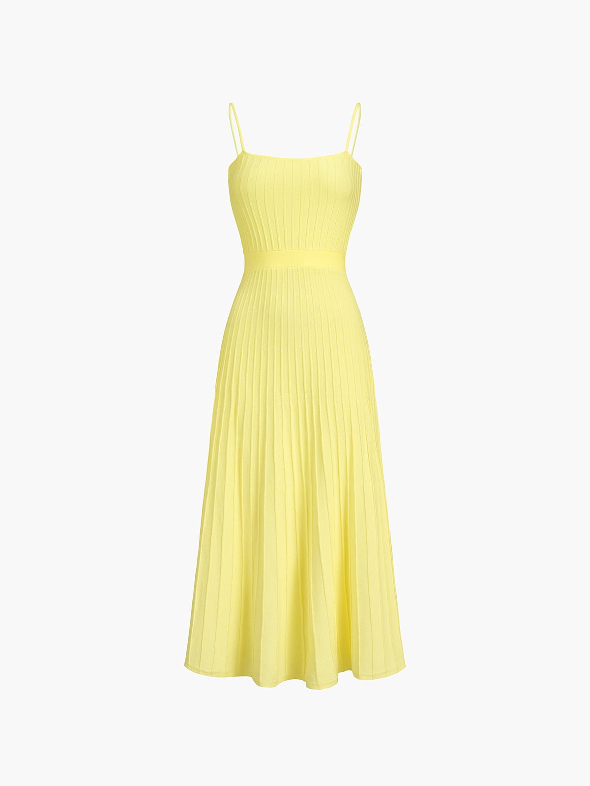 Robe d'été mi-longue côtelée