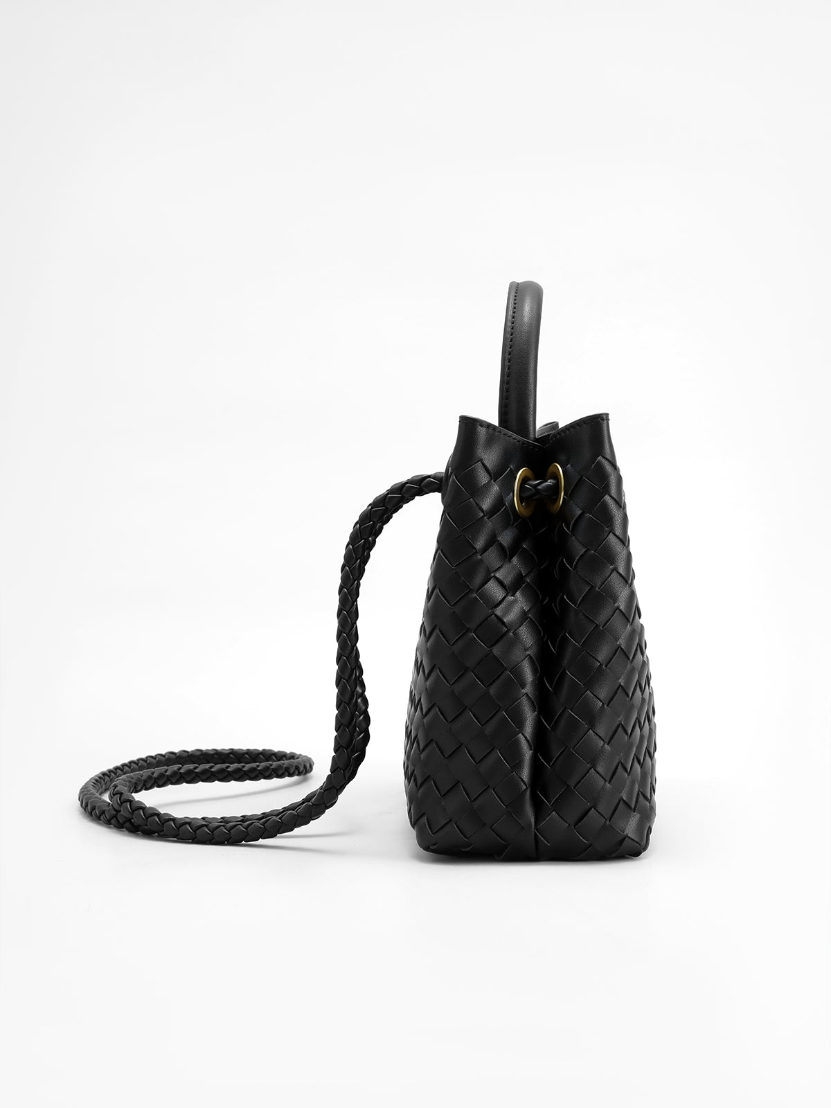 Lucien Moreau™ | Sac avec poignée à détail métallique tressé