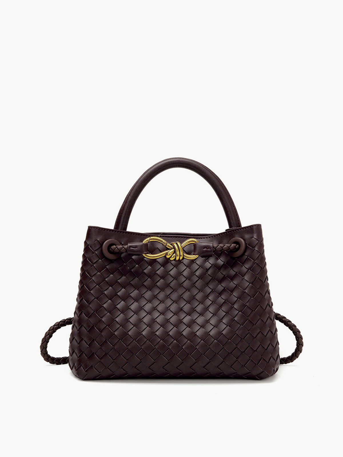 Lucien Moreau™ | Sac avec poignée à détail métallique tressé