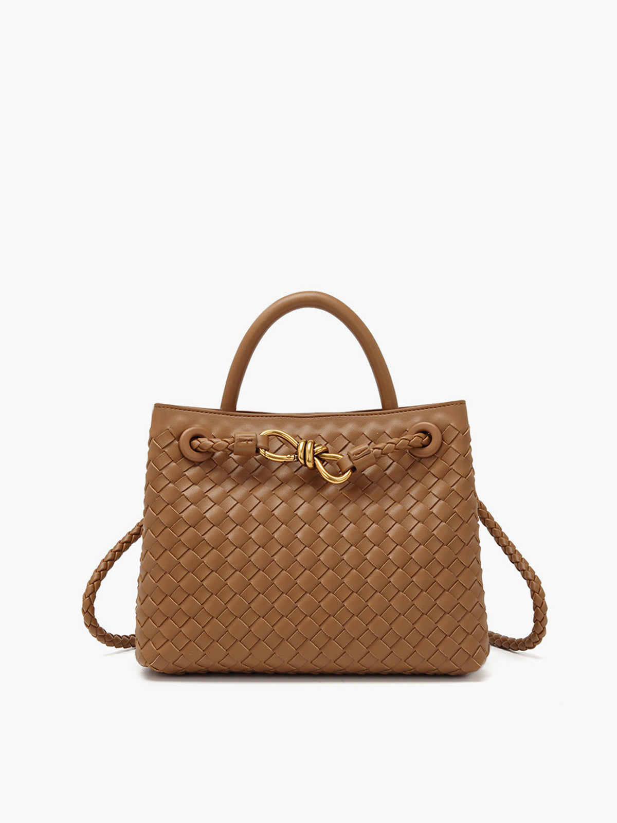 Lucien Moreau™ | Sac avec poignée à détail métallique tressé