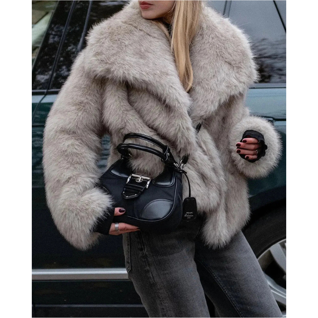 AtelierdeRocheParis™ |Manteau en fausse fourrure