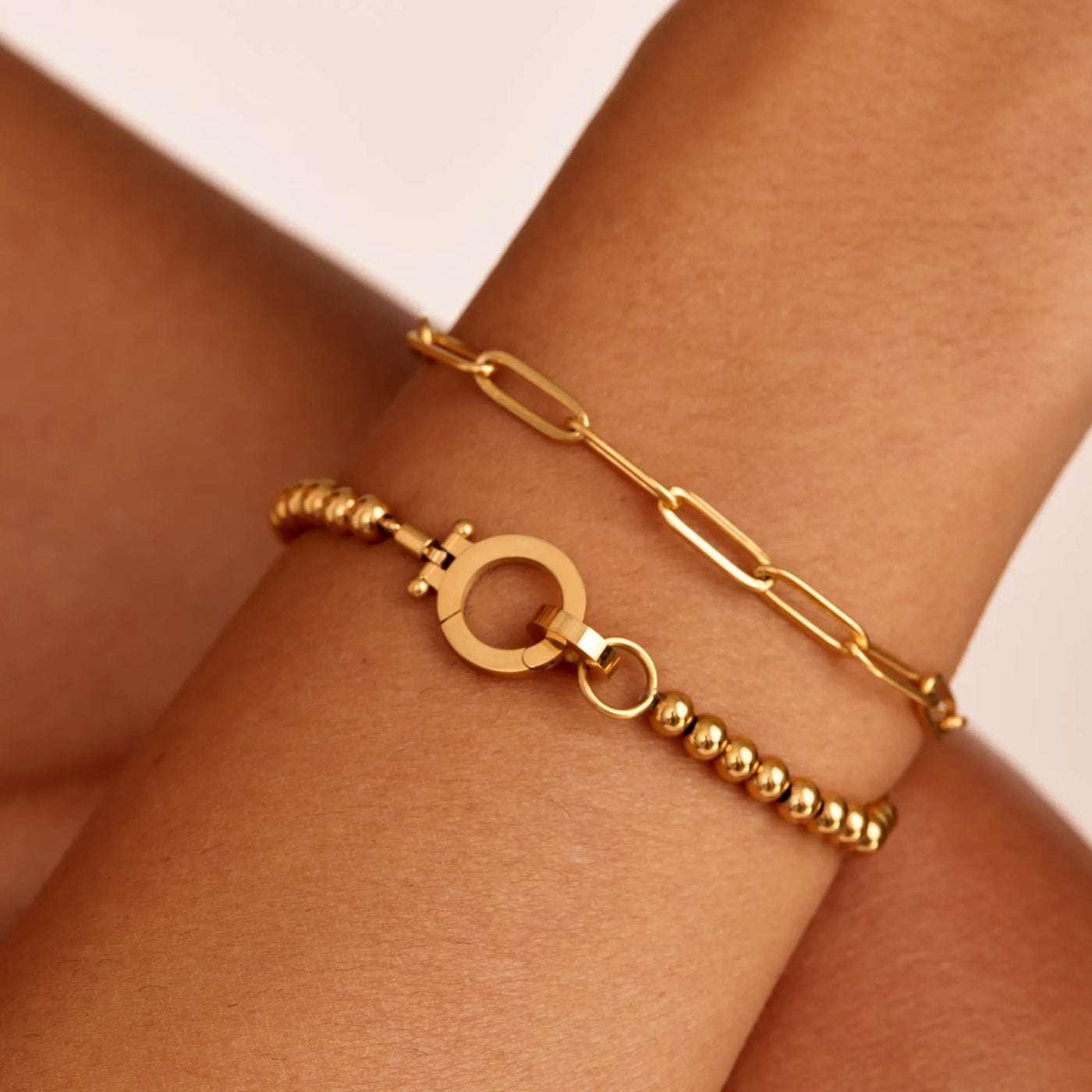 Edmonton Essence™ | Gold Beaded Bracelet