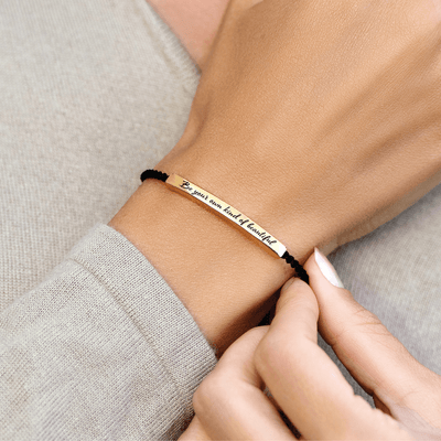 Edmonton Essence™ | Motivational Tube Bracelet  
A bracelet inspiring self-love.