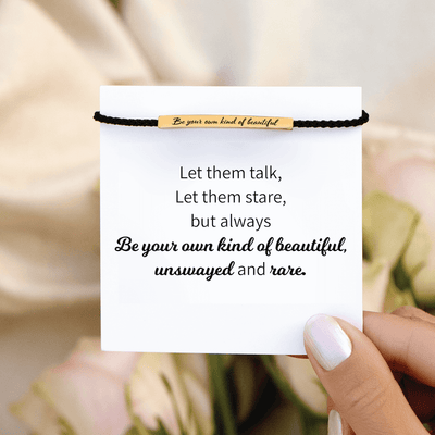Edmonton Essence™ | Motivational Tube Bracelet  
A bracelet inspiring self-love.