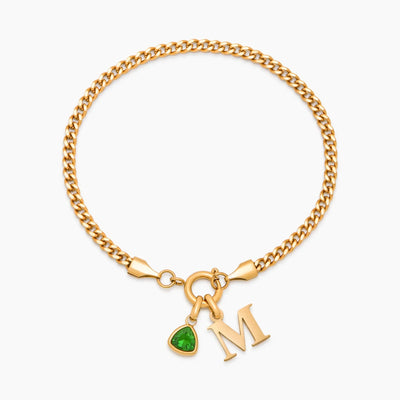 Edmonton Essence™ | Birthstone Curb Bracelet