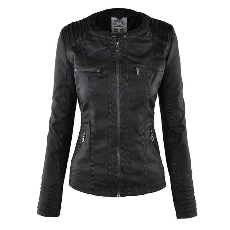 Veste de moto classique pour femme