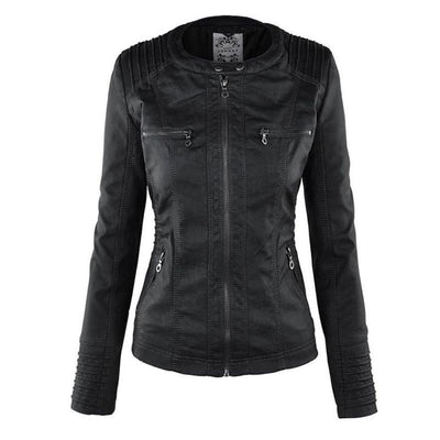 Veste de moto classique pour femme