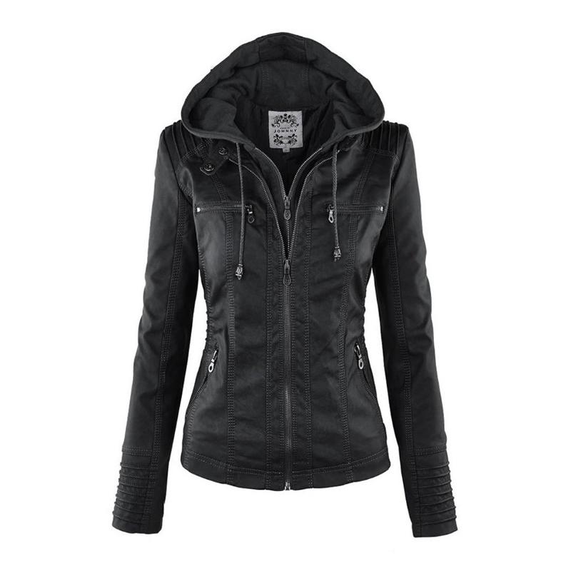 Veste de moto classique pour femme