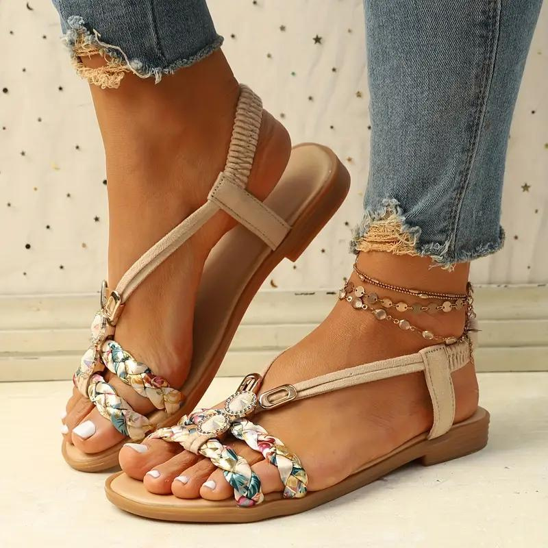 Jade | Sandales Courroie pour femme | plates
