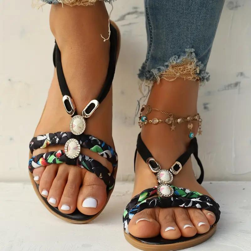 Jade | Sandales Courroie pour femme | plates