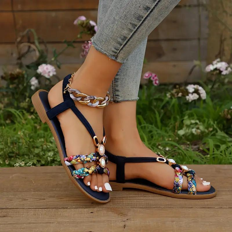 Jade | Sandales Courroie pour femme | plates